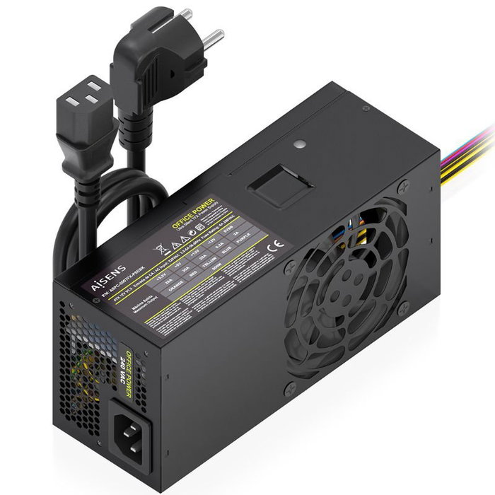 Aisens Fuente de Alimentación TFX 500W ASPC-500TFX-PSEBK Negra Aisens Fuente de Alimentación TFX 500W ASPC-500TFX-PSEBK Negra